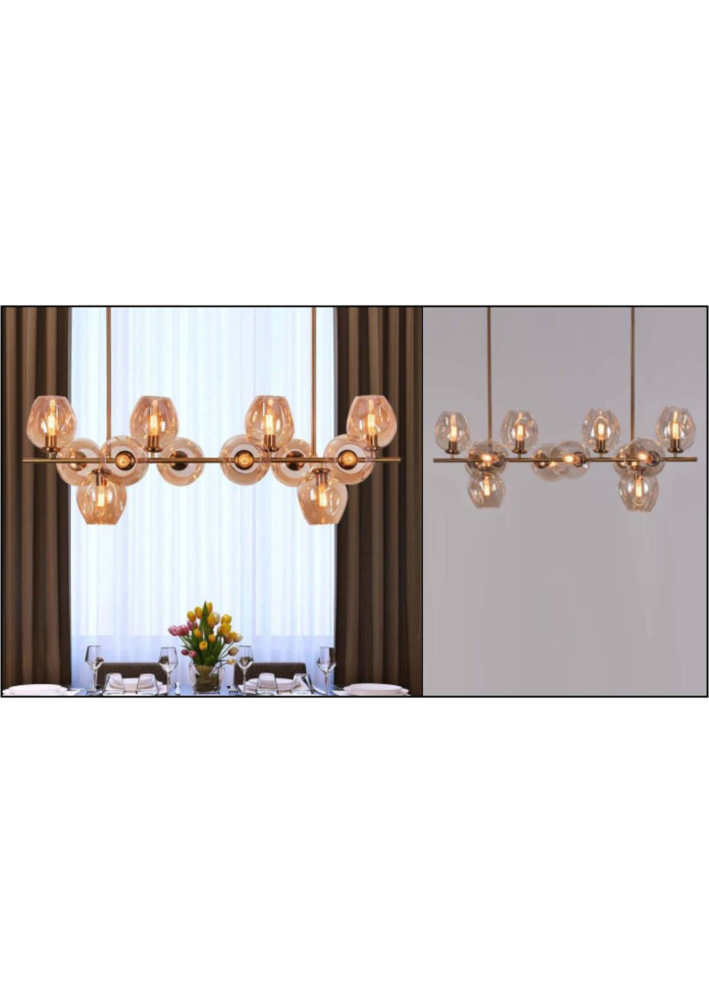 Beyond Lights - Glass Pendant Light- GL